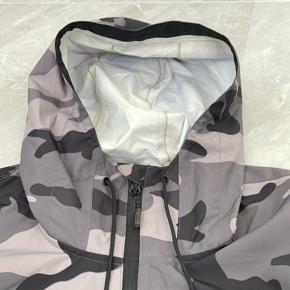 Men’s LVFT Live Fit Hoodie Zipper Windbreaker Rain Jacket XL - Picture 4 of 15